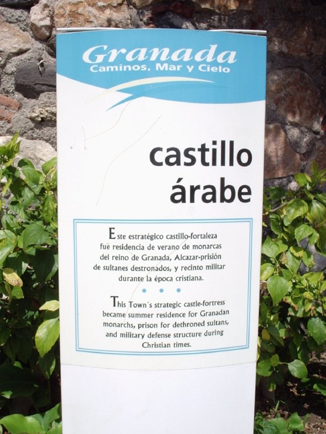 P5270330 infobord - Castillo Arabe- Salobrena